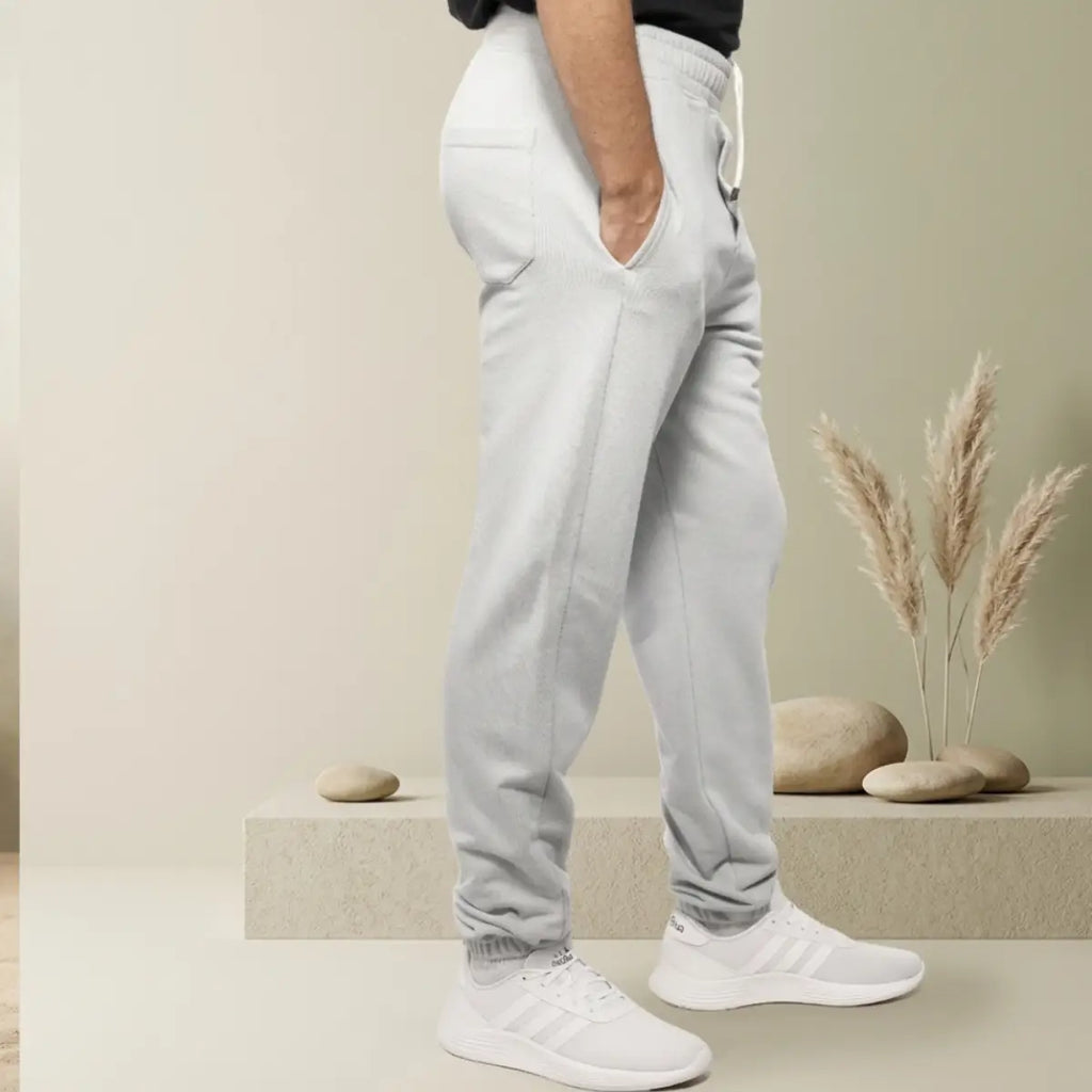 Basic Wear | Basic Sweatpants for Men – Milton (Cotton) – Grey