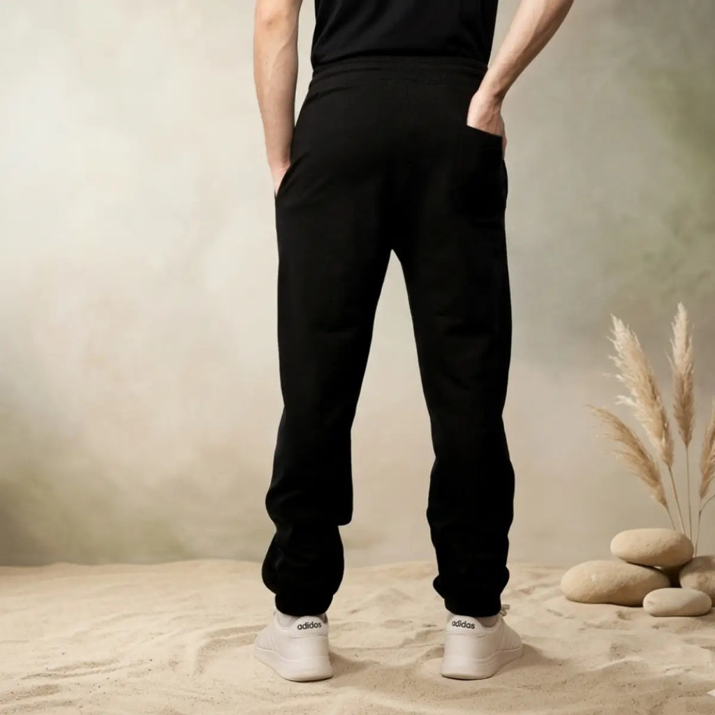 Basic Wear | Basic Sweatpants for Men – Milton (Cotton) – Black