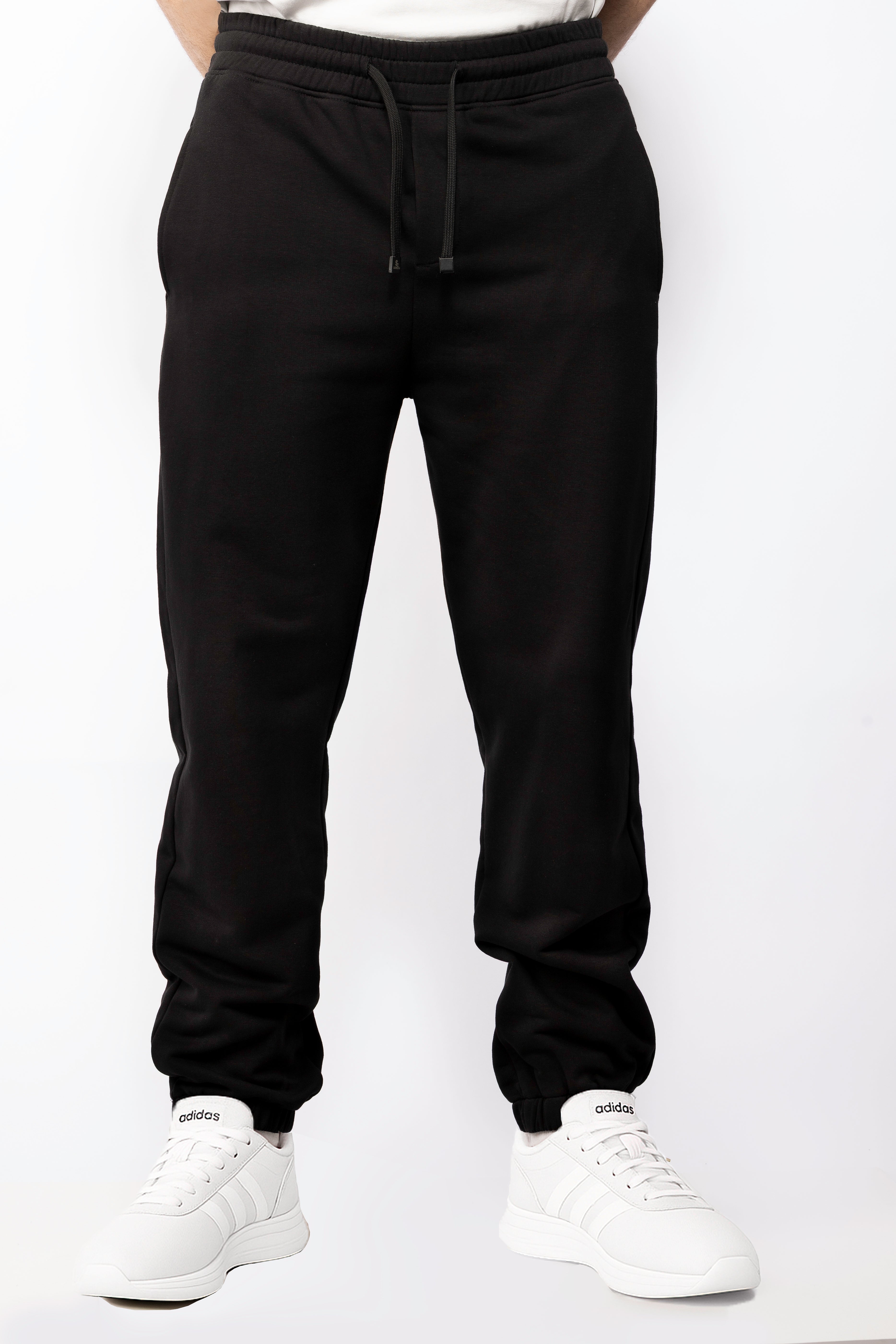 Basic Wear Premium Quality Black Basic Sweat Pant For Men
