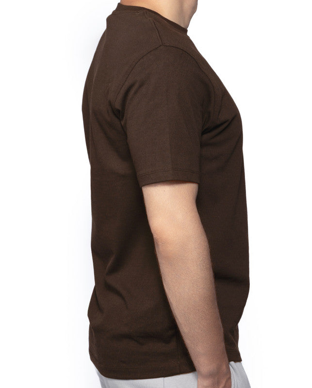 Basic Wear Premium Quality Brown Basic T-shirt For Men