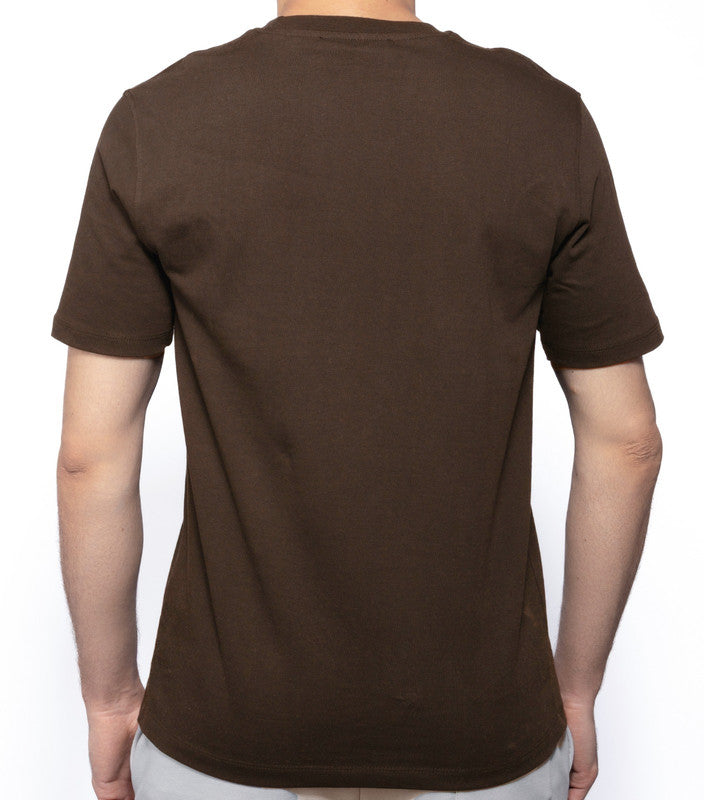 Basic Wear Premium Quality Brown Basic T-shirt For Men