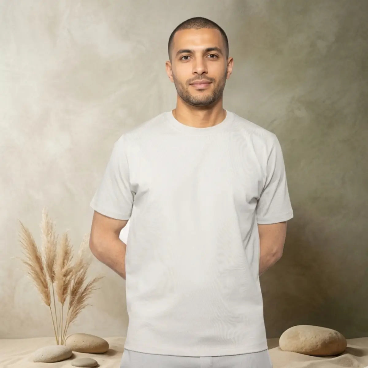 Basic Wear | Basic T-Shirt for Men – t shirt ( Cotton ) – Grey