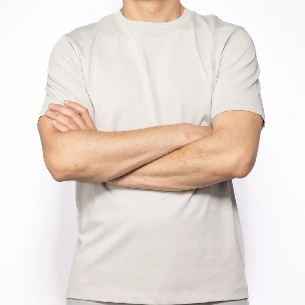 Basic Wear | Basic T-Shirt for Men – t shirt ( Cotton ) – Grey