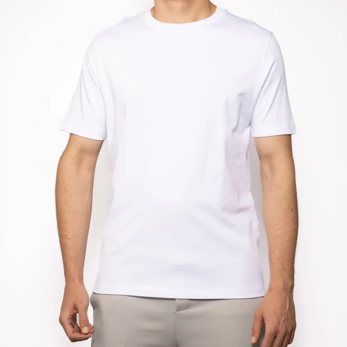 Basic Wear | Basic T-Shirt for Men – t shirt ( Cotton ) – White