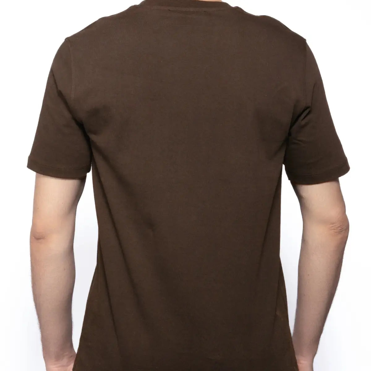 Basic Wear | Basic T Shirt for Men – t shirt ( Cotton ) – Brown