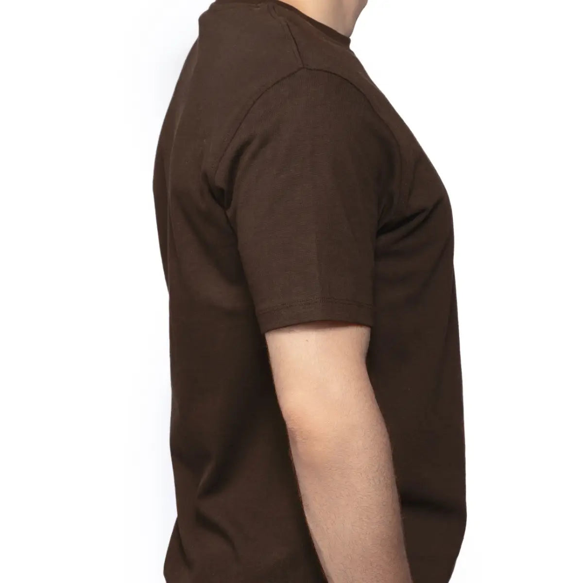 Basic Wear | Basic T Shirt for Men – t shirt ( Cotton ) – Brown